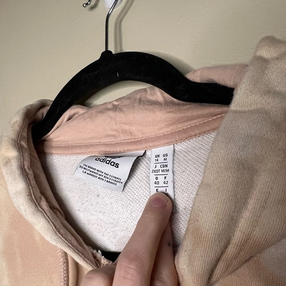 Adidas Originals Tie dye crop hoodie - Picture 7 of 11